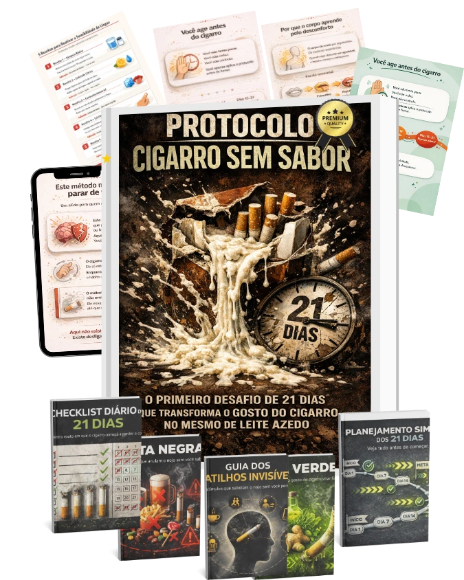 PROTOCOLO CIGARRO SEM SABOR — MATERIAL COMPLETO