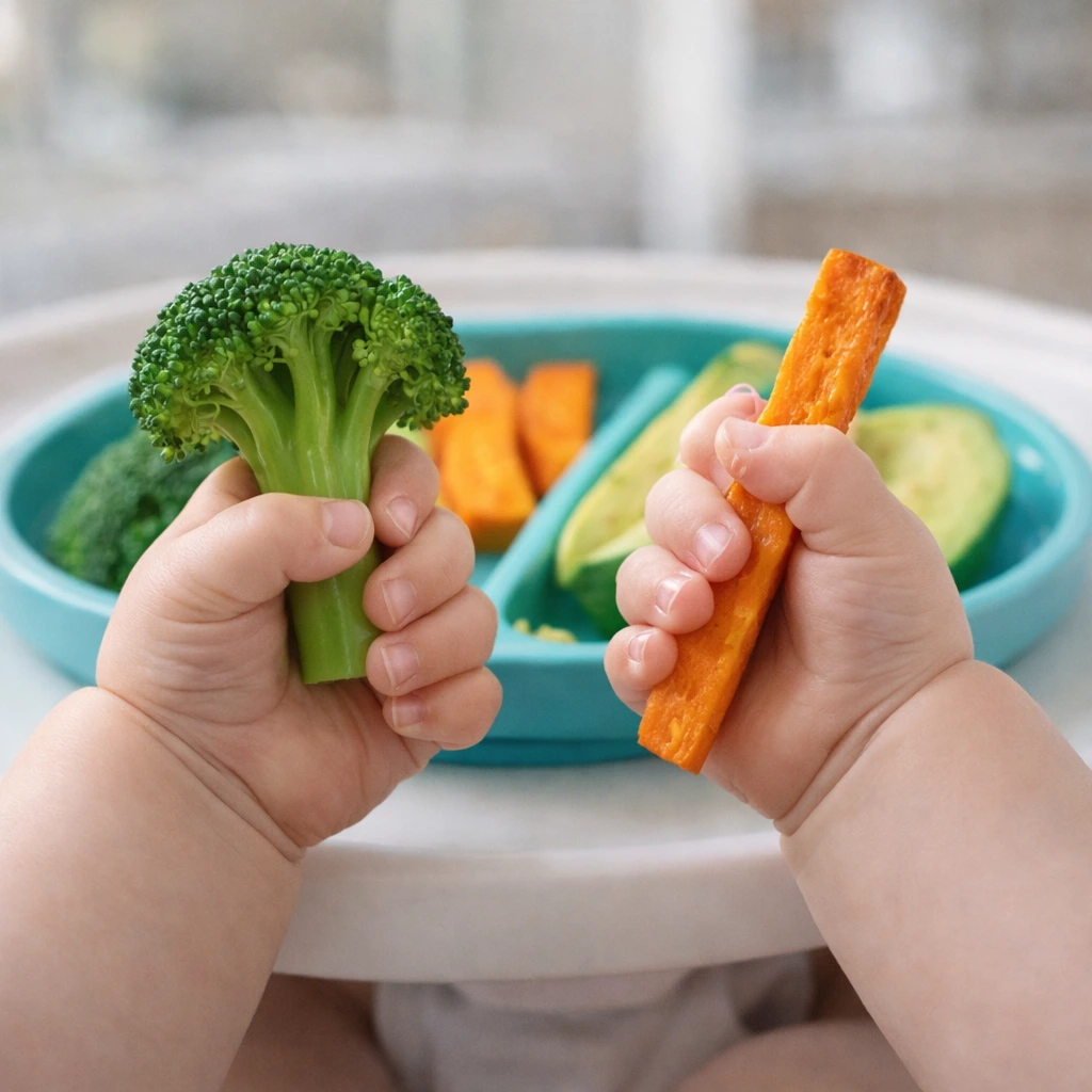 Comidinhas BLW para o bebê segurar