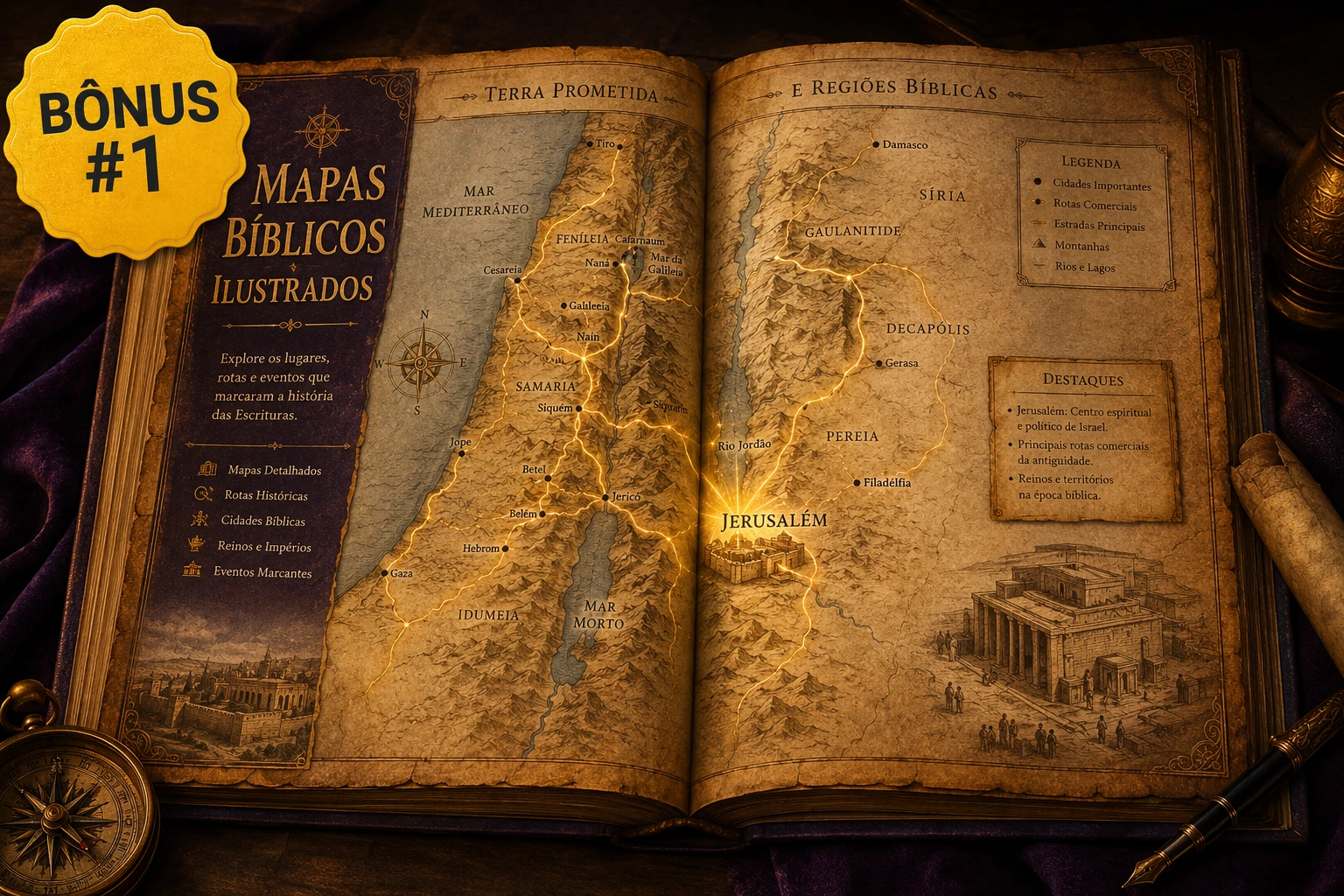 Mapas Bíblicos Ilustrados