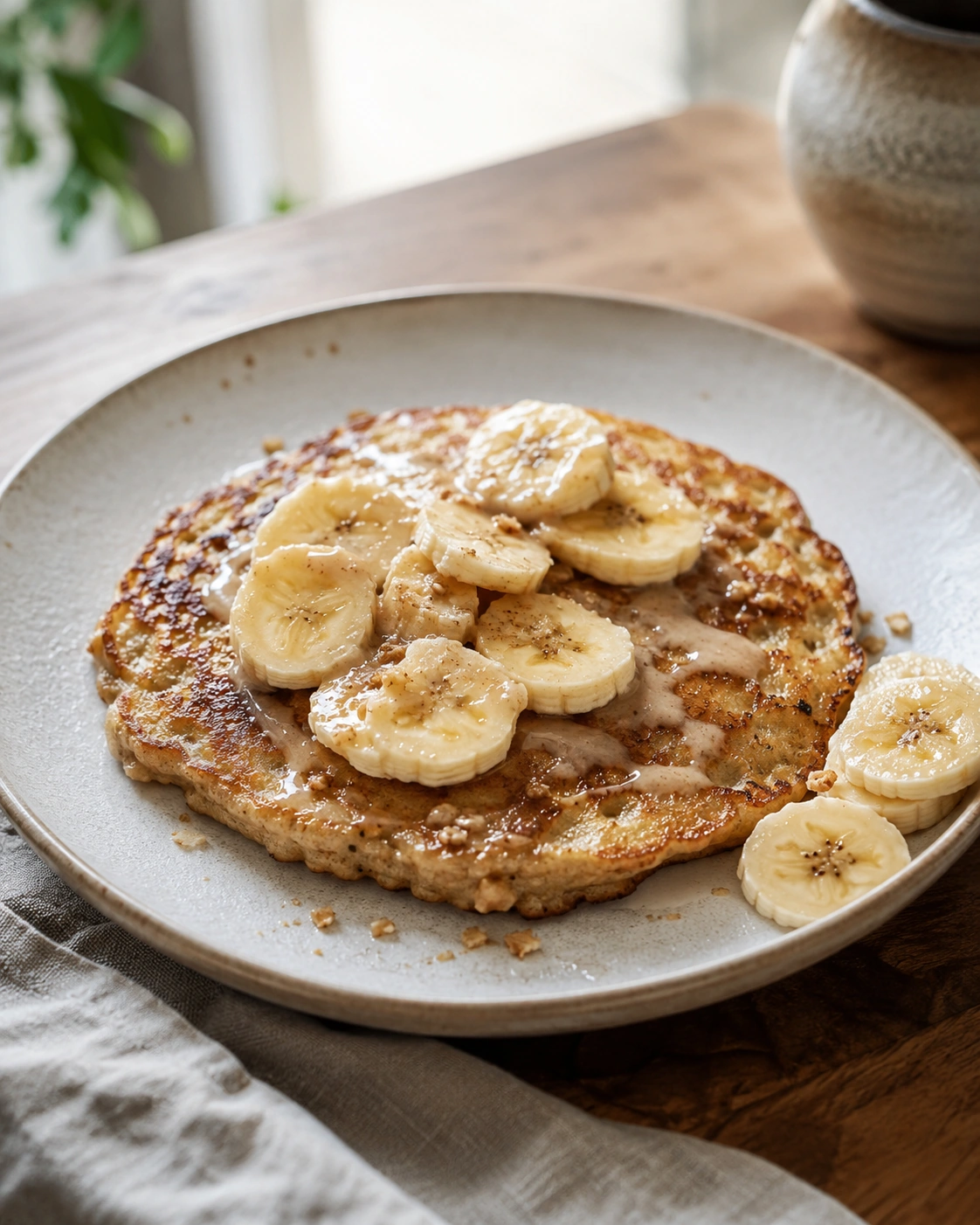 Pancake fit alla banana
